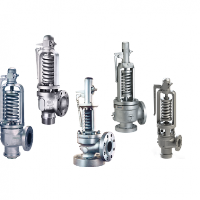 Crosby H series spring-type safety valve.