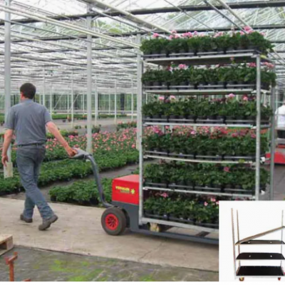 Большой коммерческий металлический подставка для цветочных горшков и товарного витрины