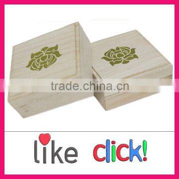 Mini Wooden Craft Box, Wooden Coin Box, Wood Watch Box