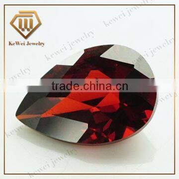 China Wuzhou Checkerboard Garnet Cubic Zirconia Rough Gemstone