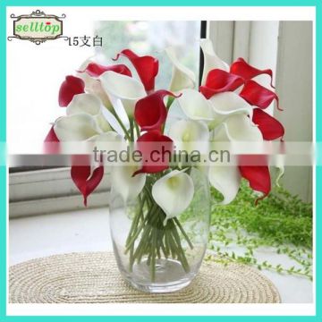 Hot sell 35cm mini pu real touch calla lily