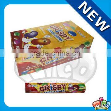 plastic tube packing crispy choco beans