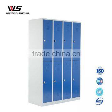 Europe standard gym locker metal 8 door locker