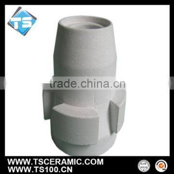 ceramic sprue cup for aluminum low pressure aluminum wheel hub casting