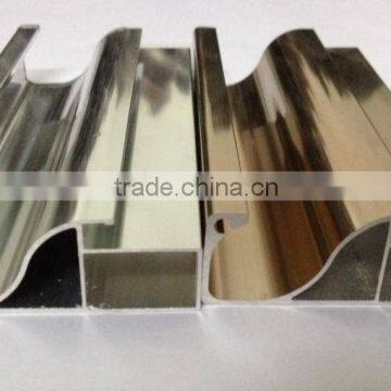 Glossy anodized extruded kitchen aluminium profile handle