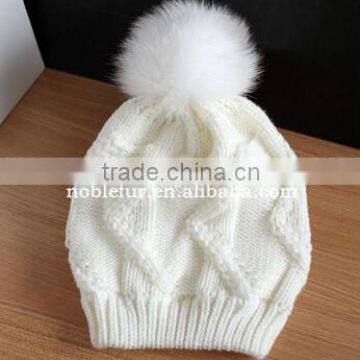 various style rabbit fur plain solid color female pompom headwear