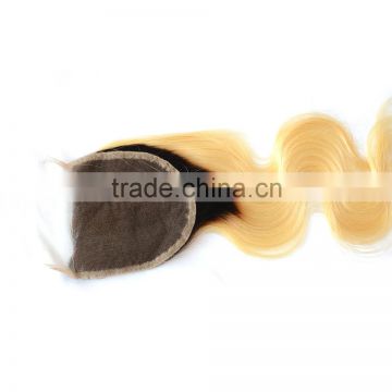 straight ombre hair weave ombre silk base closure