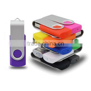 Custom Logo 4GB Swivel USB Drive Real Capacity