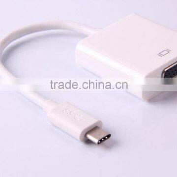 Top Seller 1080p TYPE C Mini USB3.0 to VGA Cable Adapter for Computer/smart Phone photo-2