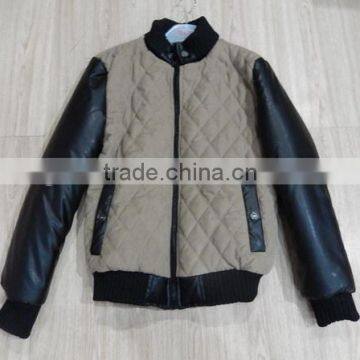 custom latest design leather bomber jacket women wholesale