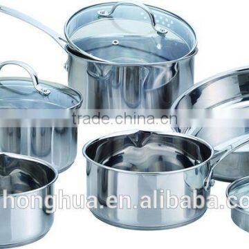 8 PCS stainless steel kitchen cookware set