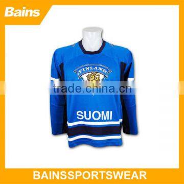 Sublimation european hockey jersey&high quality cheap hockey jersey&field hockey jersey