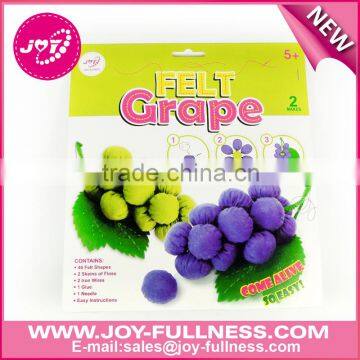 DIY sewing felt grapes craft kit