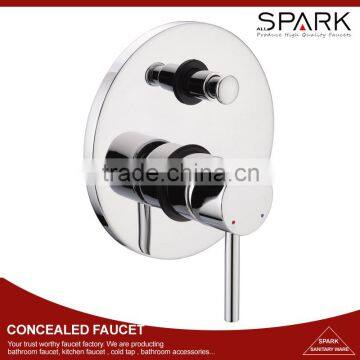 Hidden Hot and Cold Water Concealed Bath Shower Mixer with diverter faucet