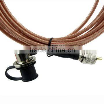 Pink NAGYA RC-ECH-142 5 Meter RG-142 Cover Extension Cable for MORLA YAESU IM KENOD Mobile Radio Antenna photo-5