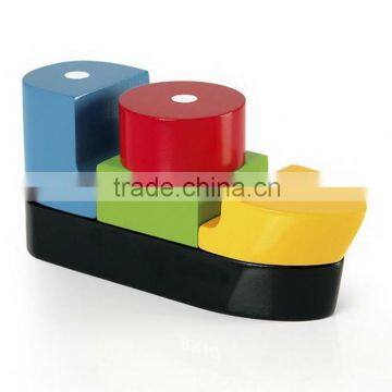 Hot Sale Wooden Boat Toy OEM Boat Magnetic Kit Intelligence Block Boat Toys EZ5119 photo-2