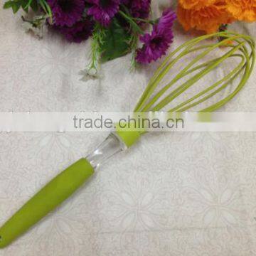 Hot Sale Rainbow Silicone Whisk With Colorful Handle Silicone Kitchen Utensils for Blending, Whisking, Beating & Stirring photo-2