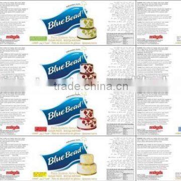 BLUE BEAD SUGAR PASTE & FONDANT (17 COLORS) (GENERAL LIST) photo-2