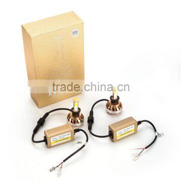 Fashion and Smart Design Luxury Gold Single Lamp H3 40w Led Headlight Kit Used on Cars photo-3