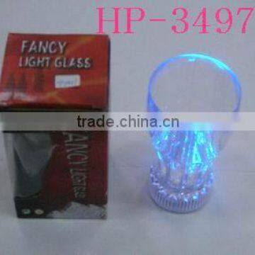 FANCY light glass flashing cola cup