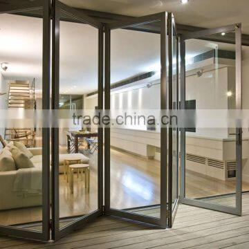 Aluminum folding and sliding door