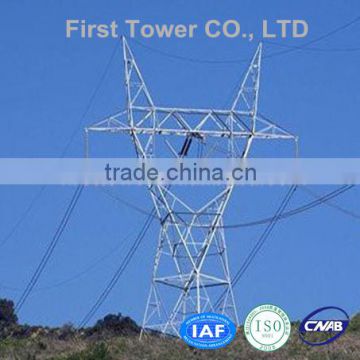 Types of transmission steel towers