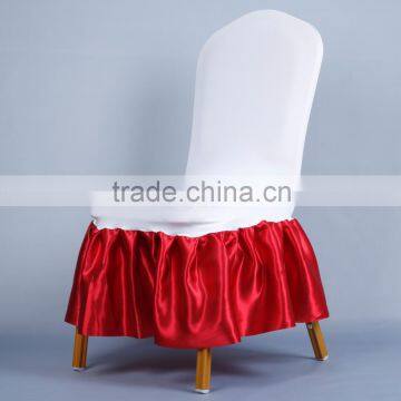 HEMEI Factory Hot Sale Beautiful Hotel Chair Cover Cheap Price Wedding Short Chair Covers For Sale