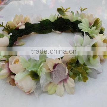 Wholesale Fashion Tiara Flower Crown Headband Women Wedding Garland Crown Handband Girls photo-4