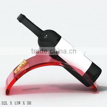 Beautiful and Experienced design acrylic wine display rack,colorful acrylic display rack