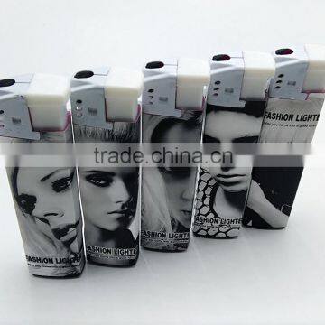 Wrapper Lighters Customzied Refillable Plastic Gas Lighter photo-3