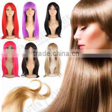 FASHION LADY WOMEN LONG STRAIGHT FANCY DRESS FULL HAIR WIG COSTUME COSPLAY PARTY W420