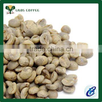 Organic ground green coffee beans