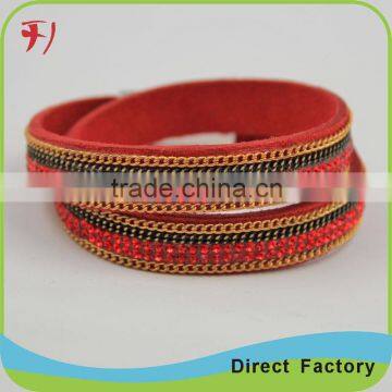 Best Selling Hot Chinese Products Fashion Leather Multi-Color Bulk Custom Bracelet