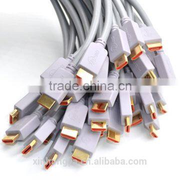 XINYA new fashion factory price high quality 1.4v 2.0v black hdmi cable 3D 4K 1080P