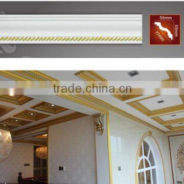 PU decorative ceiling lines/ceiling moldings for Home&Interior Decoration