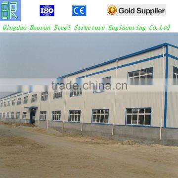 low cost prefabricated galvanized steel structure warehouse building