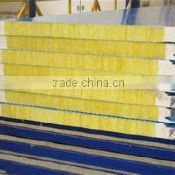 high quality rockwool sandwich panel Factory price for contaner house