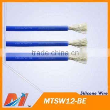 Maytech silicone cable high voltage Blue 12AWG Power Wire