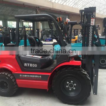 all wheel drive rough terrain forklift 3tons