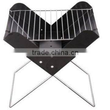 Outdoor portable charcoal foldable bbq grill