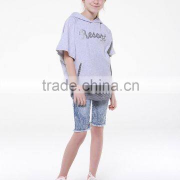 Half Sleeve Hoodies , Children Hoodies , Lightweight Cotton Hoodies photo-5