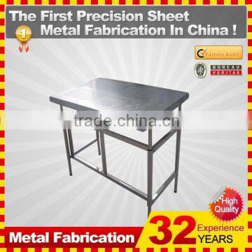 kindle 2014 new professional customized galvanized folding metal writing desk