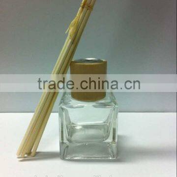 High quality clear french Square reed diffuser glass bottle
