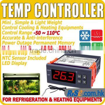 90~250V 110V 220V 10A Thermostat Sensor Digital Temperature Control Controller