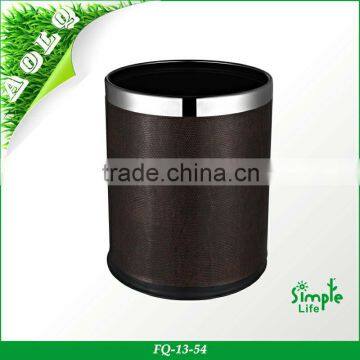 Indoor used metal waste container