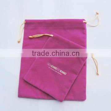 Drawstring wholesale large velvet bags/large drawstring gift bags,high quality