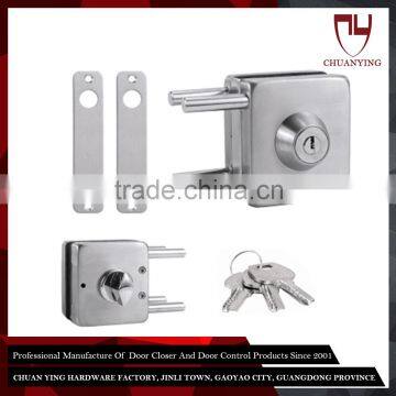 High Security Cylinder Lock For 8-12mm Thickness Glass Door