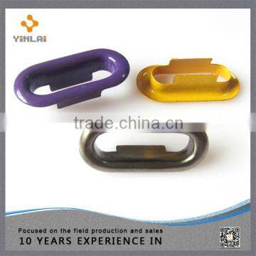 Colorful large metal groove buckle made in China