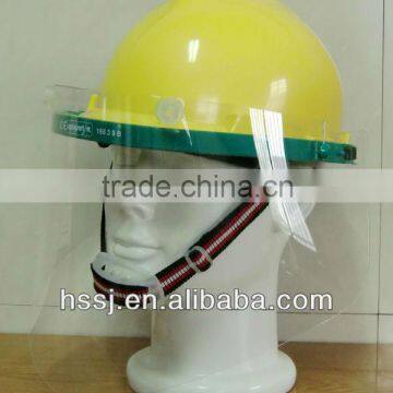 2015 hangzhou plastic safety face visor CE approved PA bracket PC face shield full face vosir with EN 166: 2001 standard