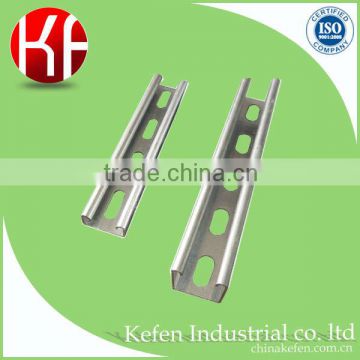 21*41 41*41 thickness 1.2mm-2.5mm galvanized U&C channel steel price with plain&slotted type